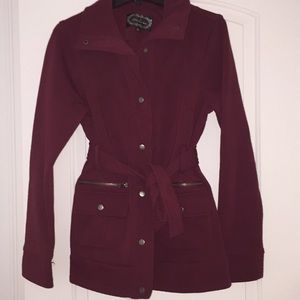 Burgundy jacket